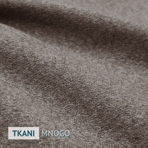 Фото ткани велюра “Cf2504-5” (однотонный коричневый, бежевый)