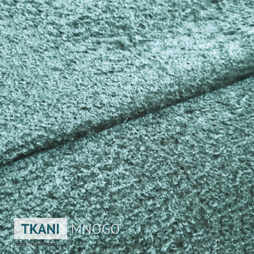 Фото обивки велюра “HY2025-10” (однотонный голубой)