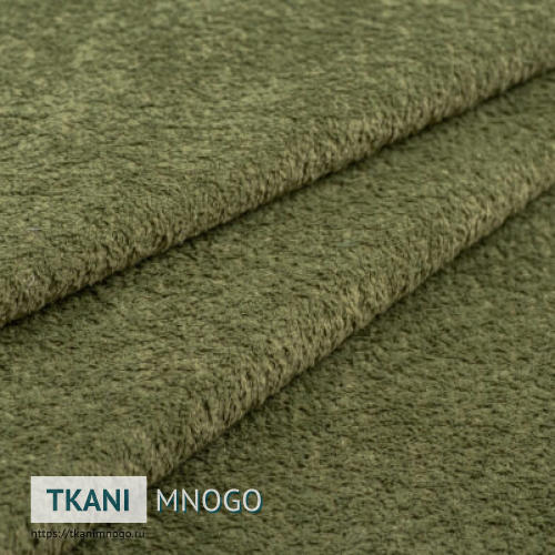 Фото фактуры велюра “72” (однотонный зеленый)