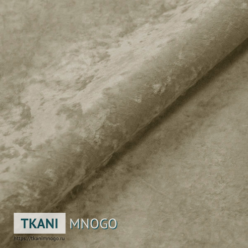 Фото ткани велюра “24” (однотонный бежевый)