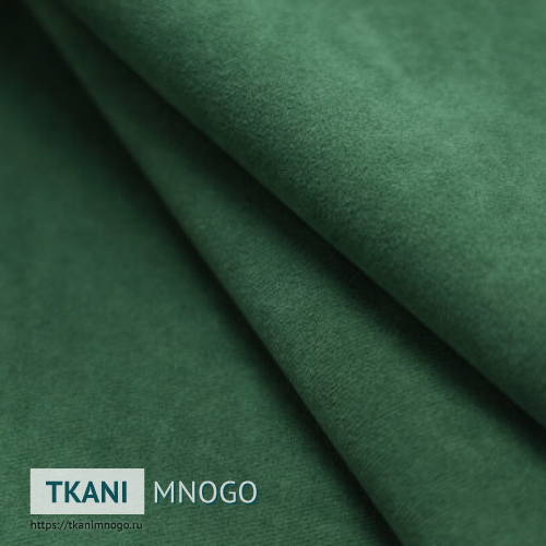 Фото внешнего вида велюра “68” (однотонный зеленый)