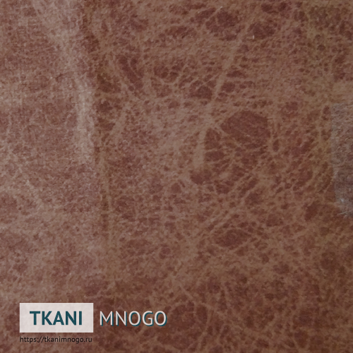 Фото ткани велюра “2-14” (узор коричневый)