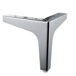 Опора угол прямой М012 Н130 Хром (хромированные опора)
 - Опоры для мебели хромированные