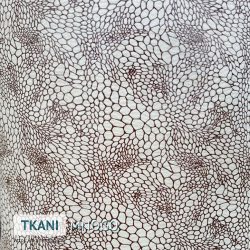 Фото материала 280-1(арт.) - белый абстракция. Производитель Китай. Замша - внешний вид.